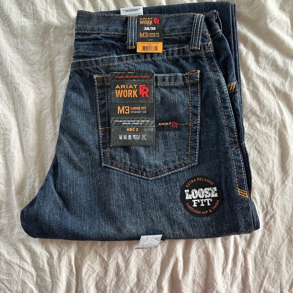 Ariat FR M3 Loose Basic Stackable Straight Leg Jean